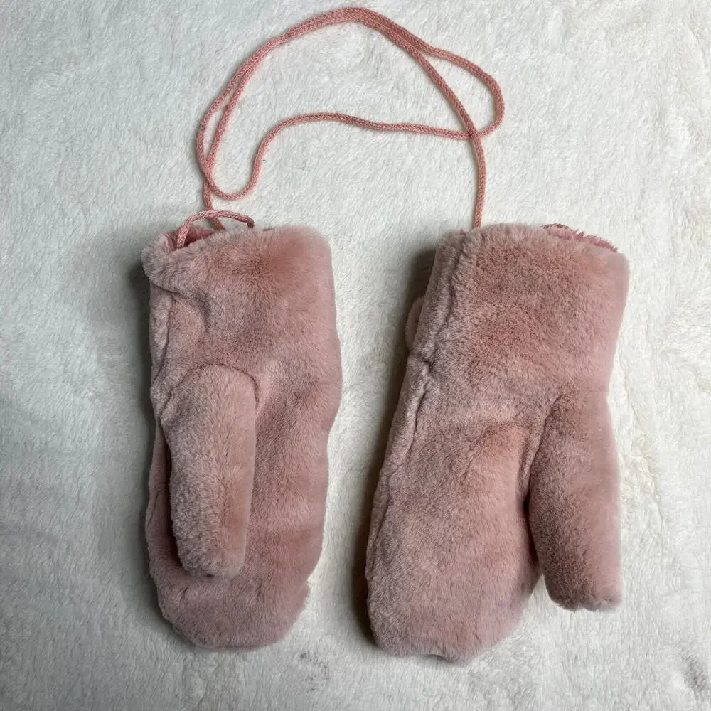Kitty Gloves Girls Pink Winter Mitts